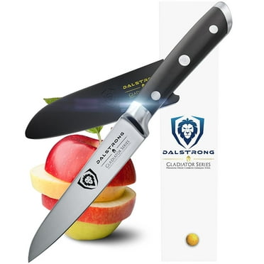 127mm Serie Shogun DALSTRONG Coltello Santoku Mini Con Trattamento Termico in Vuoto 5” con Fodero – AUS-10V Giapponese 127mm Serie Shogun DALSTRONG Coltello Santoku Mini Con Trattamento Termico in Vuoto 5” con Fodero – AUS-10V Giapponese